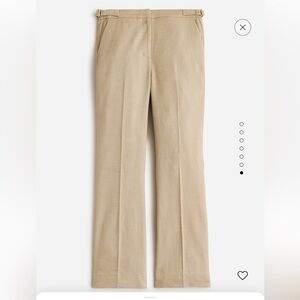 J.Crew Slim Fit Flare Pant in Stretch Linen Blend